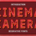 Cinema Camera Font - Featured Image