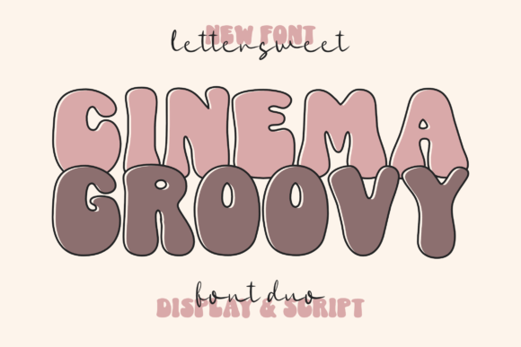 Cinema Groovy Font - Featured Image