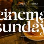 Cinema Sunday Font - Featured Image