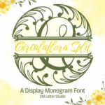 Circulaflora Split Monogram Font - Featured Image
