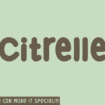 Citrelle Font - Featured Image