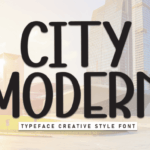 City Modern Font - Featured Image
