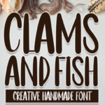 Clams and Fish Font - Featured Image