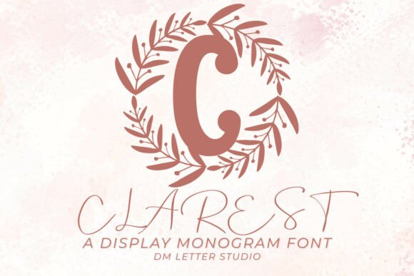 Clarest Monogram Font - Featured Image