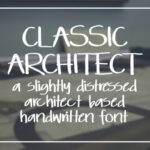 Classic Architect Font - Featured Image
