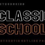 Classic School Font - Featured Image