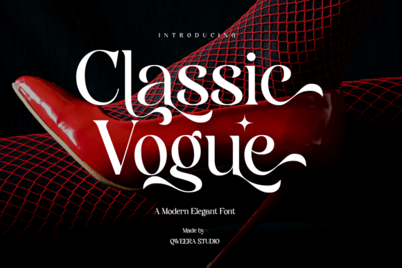 Classic Vogue Font - Featured Image