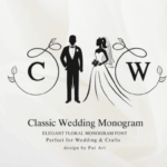 Classic Wedding Monogram Font - Featured Image