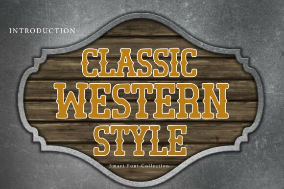 Classic Western Style Font - Featured Image