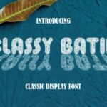 Classy Batik Font - Featured Image