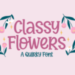Classy Flowers Font - Featured Image