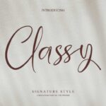 Classy Font - Featured Image