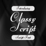 Classy Script Font - Featured Image
