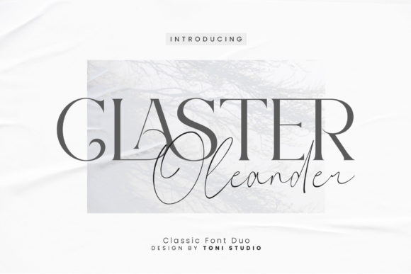 Claster Oleander Font - Featured Image