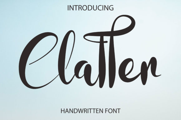 Clatter Font - Featured Image