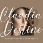 Claudia Destine Font - Featured Image