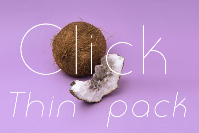 Click Thin Pack Font - Featured Image