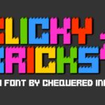 Clicky Bricks Font - Featured Image