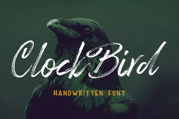 Clock Bird Font - Featured Image