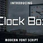 Clock Box Font - Featured Image