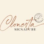 Clonesta Signature Font - Featured Image