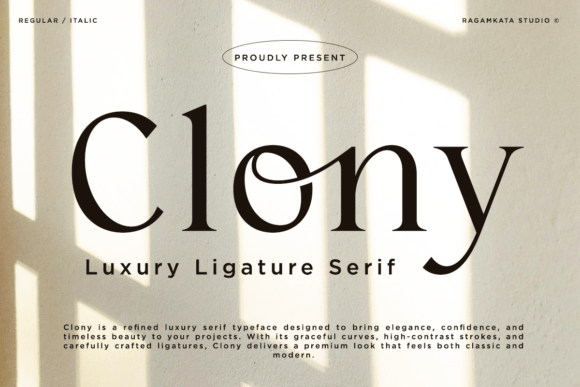 Clony Font - Featured Image