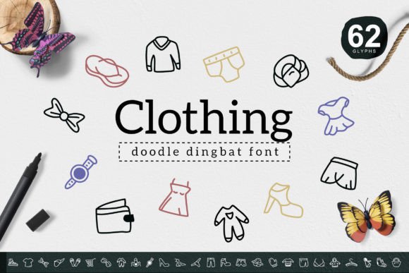 Clothing Font - Featured Image