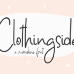 Clothingside Font - Featured Image