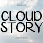 Cloud Story Font - Featured Image