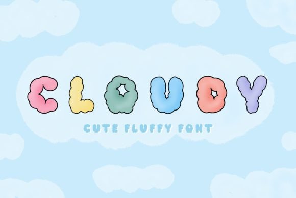 Cloudy Font - Featured Image