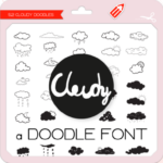 Cloudy Font - Featured Image