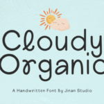 Cloudy Organic Font - Featured Image
