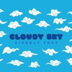 Cloudy Sky Font - Featured Image