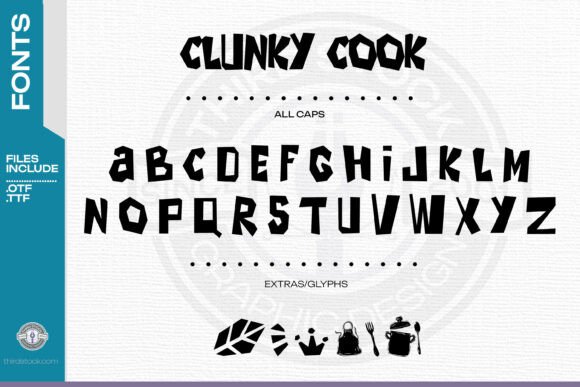 Clunky Cook Font - Featured Image