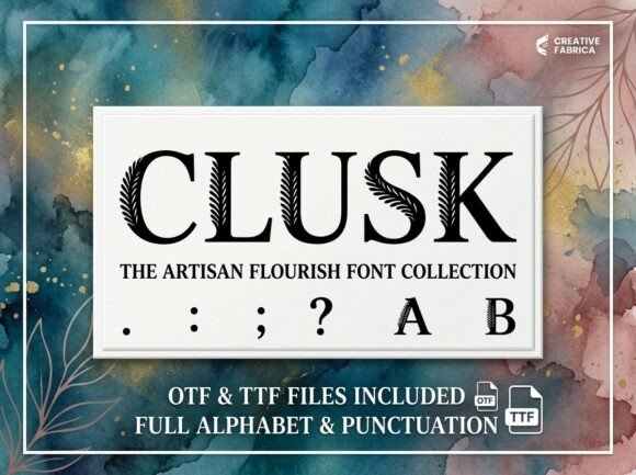 Clusk Font - Featured Image