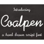 Coalpen Font - Featured Image