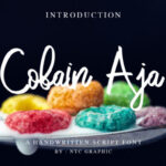 Cobain Aja Font - Featured Image