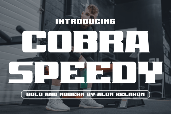 Cobra Speedy Font - Featured Image