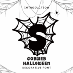 Cobweb Halloween Font - Featured Image