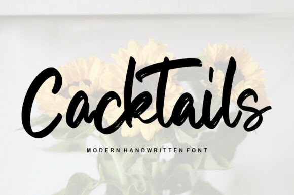 Cocktails Font - Featured Image