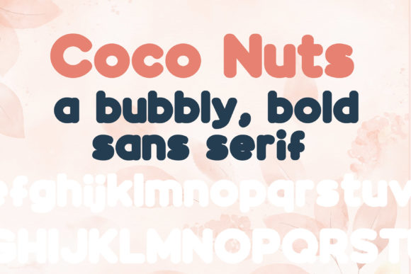 Coco Nuts Font - Featured Image