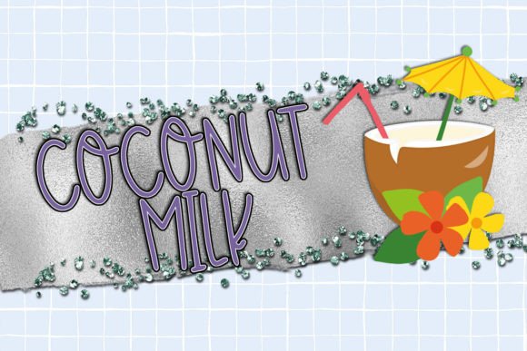 Coconut Milk Font - Featured Image