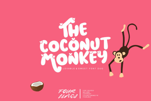 Coconut Monkey Font - Featured Image