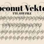 Coconut Vector Font - Featured Image