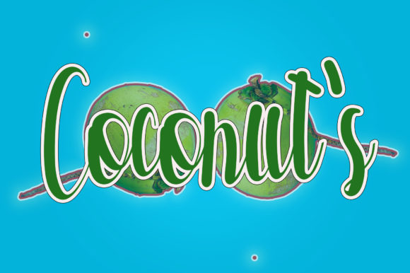 Coconuts Font - Featured Image
