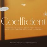 Coefficient Font - Featured Image