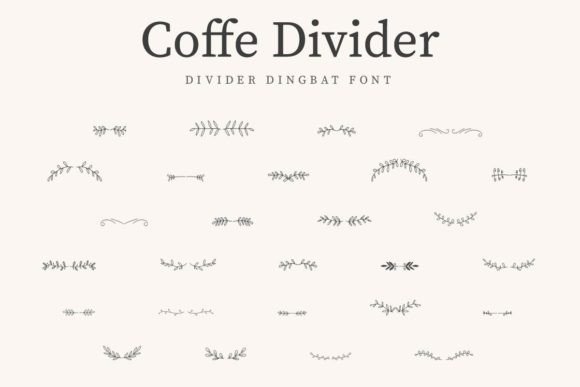 Coffe Divider Font - Featured Image