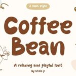 Coffee Bean Font - Featured Image