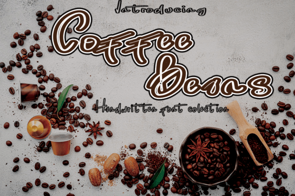 Coffee Beans Font - Featured Image