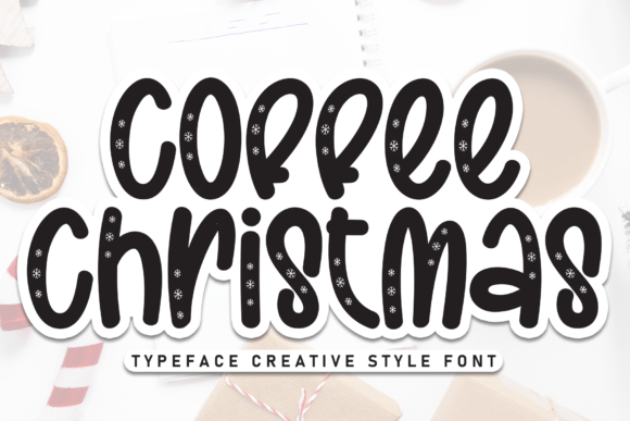 Coffee Christmas Font - Featured Image
